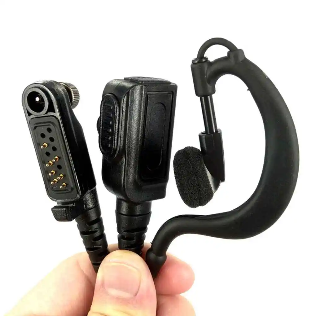 

Walkie Talkie Wired Earhook Headphone Driving Portable Two-way Radio Earbud Replacement for Hytera HYT PD600/PD602/PD602G