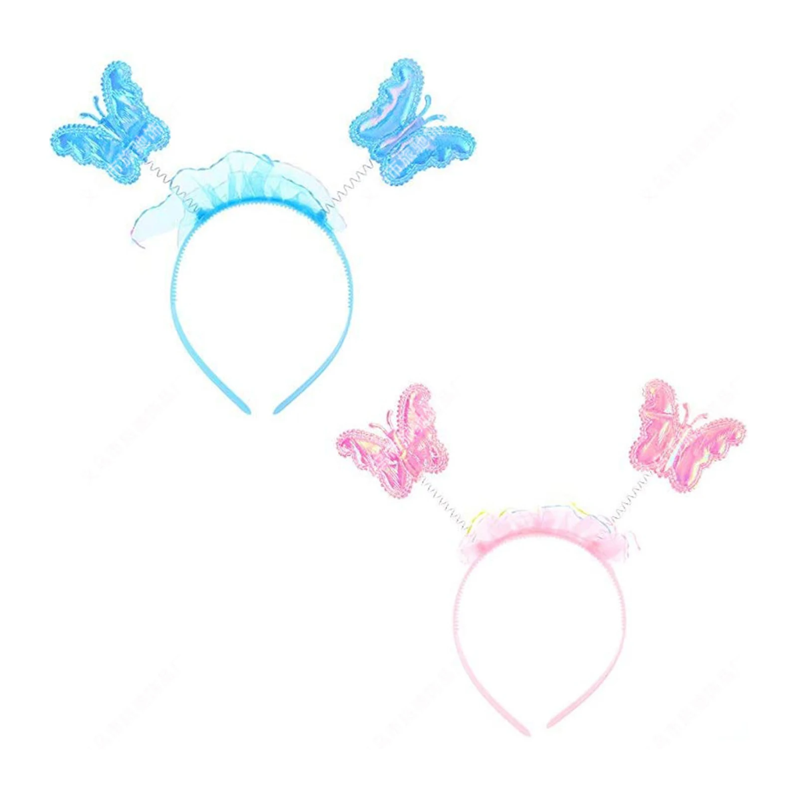 

Butterfly Fairy Wings 3 Pcs Fairy Costume Accessories Set Butterfly Wings Wand And Glowing Headband For Birthday Party Cosplay