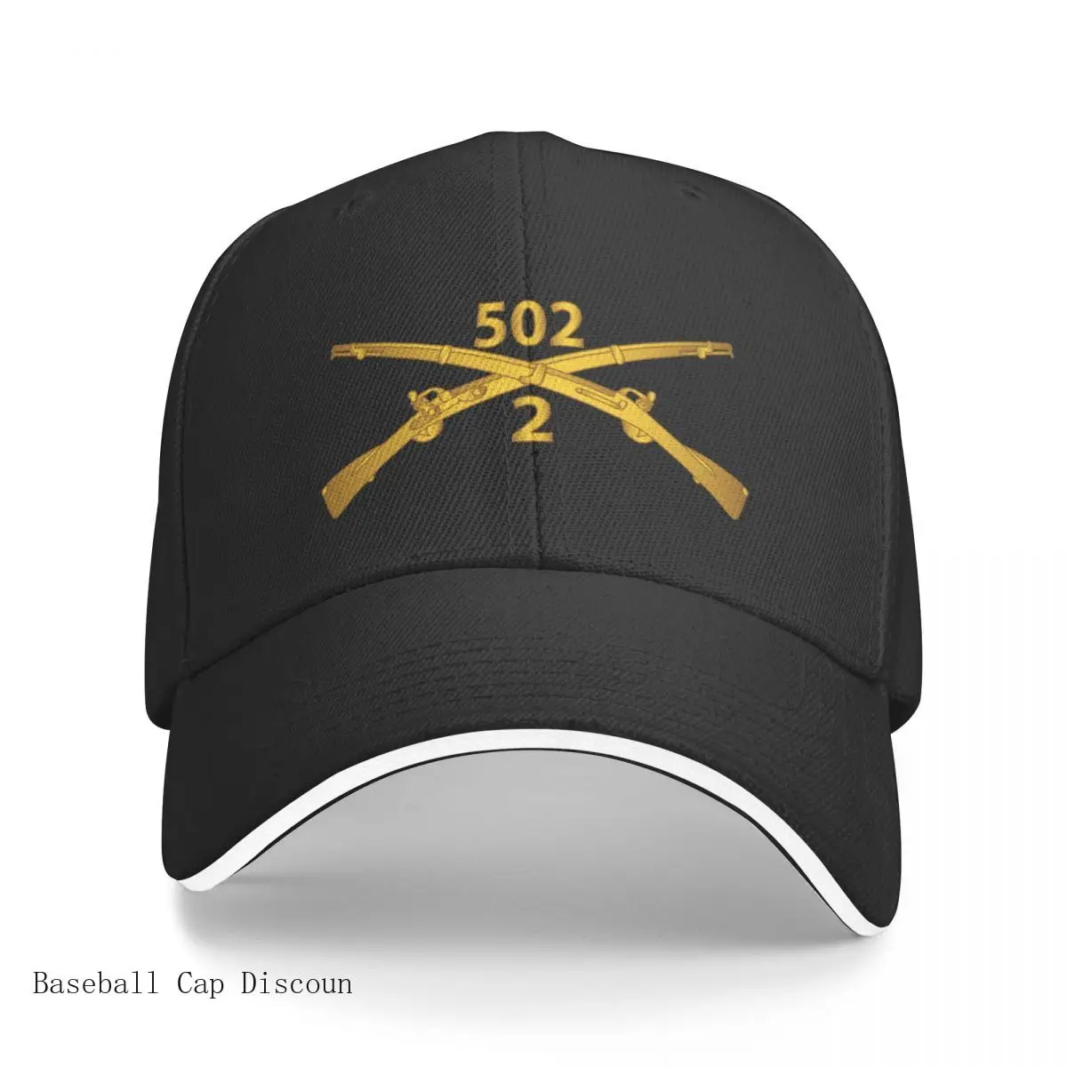 

Army - 2nd Bn 502nd Infantry Regt - Infantry Br wo Txt Baseball Cap Horse Hat Fluffy Hat Men Cap Women's Best