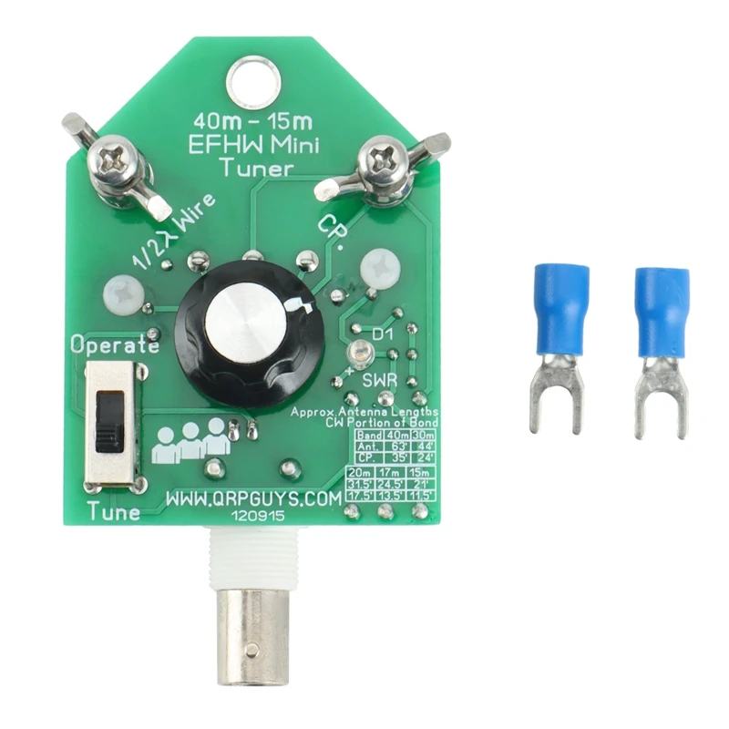 

New EFHW 40M-15M 5W Mini антенна тюнера 7M-28MHz плата тюнера
