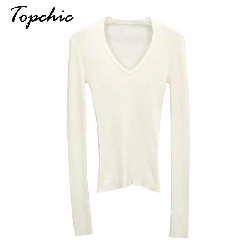 

Soft Comfortable Sweaters for Women 2023 Autumn V-neck Long Sleeve Pull Femme Korean Fashion New in Knitwears Clothing