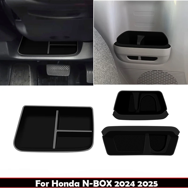 

Для Honda N-box 2024 2025 силиконовая подушка для сливной воды, коробка для хранения под чехлом на руль, аксессуары для интерьера