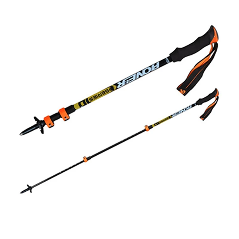

Trekking Stick Carbon Fiber Nordic Skiing Walking Cane Hiking Camping Poles Ultra-Light Adjustable Telescopic Cane