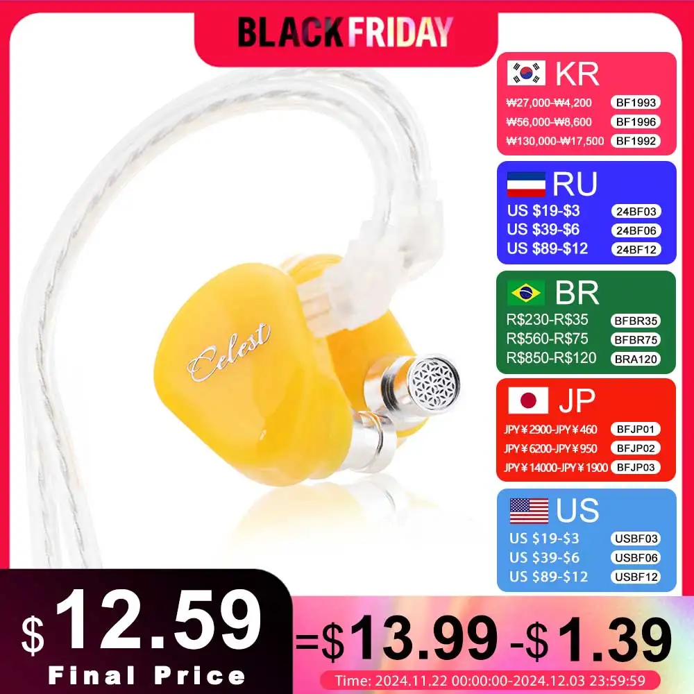 Композитная титановая диафрагма Kinera Celest Rue для наушников