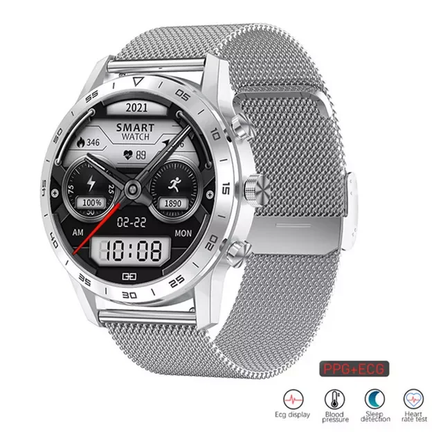 

New 454*454 Screen Smart Watch Always Display The Time Bluetooth Call Local Music Smartwatch For Mens TWS Earphones