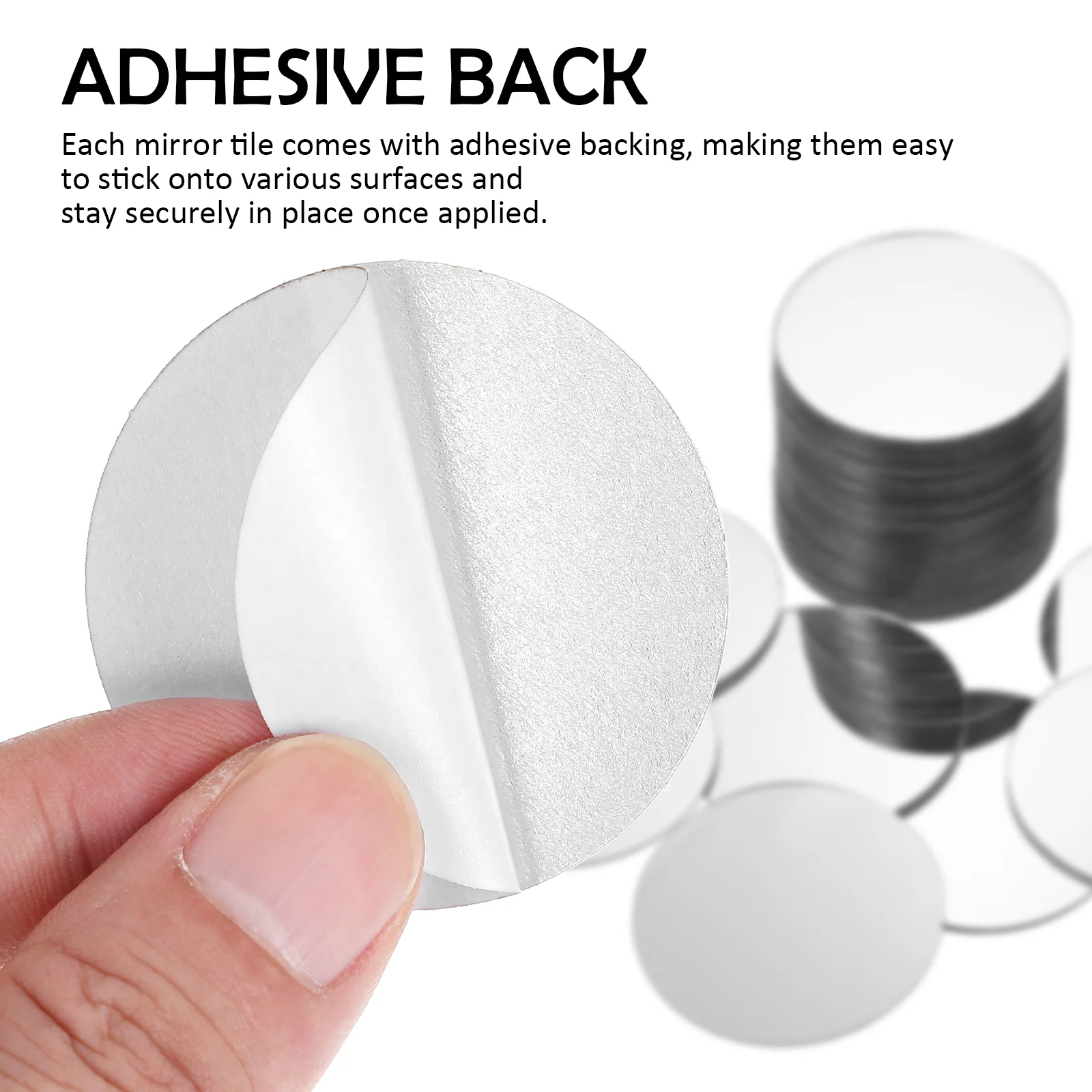 60 шт. маленькое круглое зеркало крошечные зеркала для поделок мини-объемные