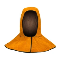 60cm welding safety cover welding hood protector closure interior mesh lining two layer cowhide for welding machine safe work