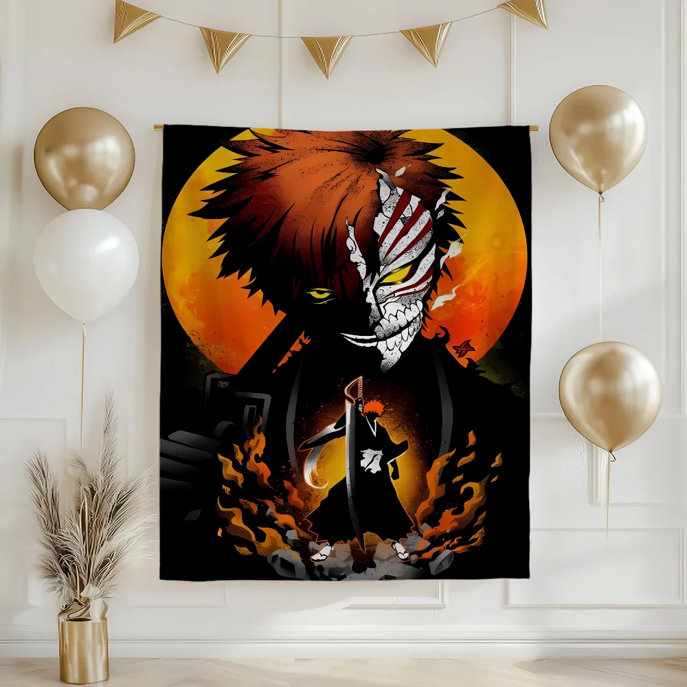 B-bleach-h аниме l-Ichigo-o флаг для гостиной, настенный клуб, подвесной домашний декор в общежитии, художественный гараж, бар, живое украшение, баннер (art.: 3920d22ead60b) - 3920d22ead60b