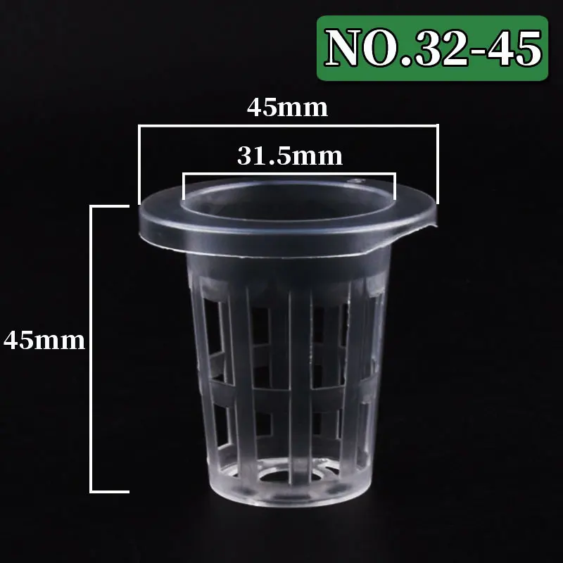 

Черно-белые пластиковые сетчатые горшки для выращивания растений