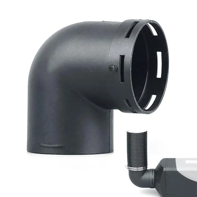 

Car Air Duct Connector 60/75mm L-Shaped Air Pipe Elbow Outlet Connector Great For Eberspaecher Diesel Parking Car Heater
