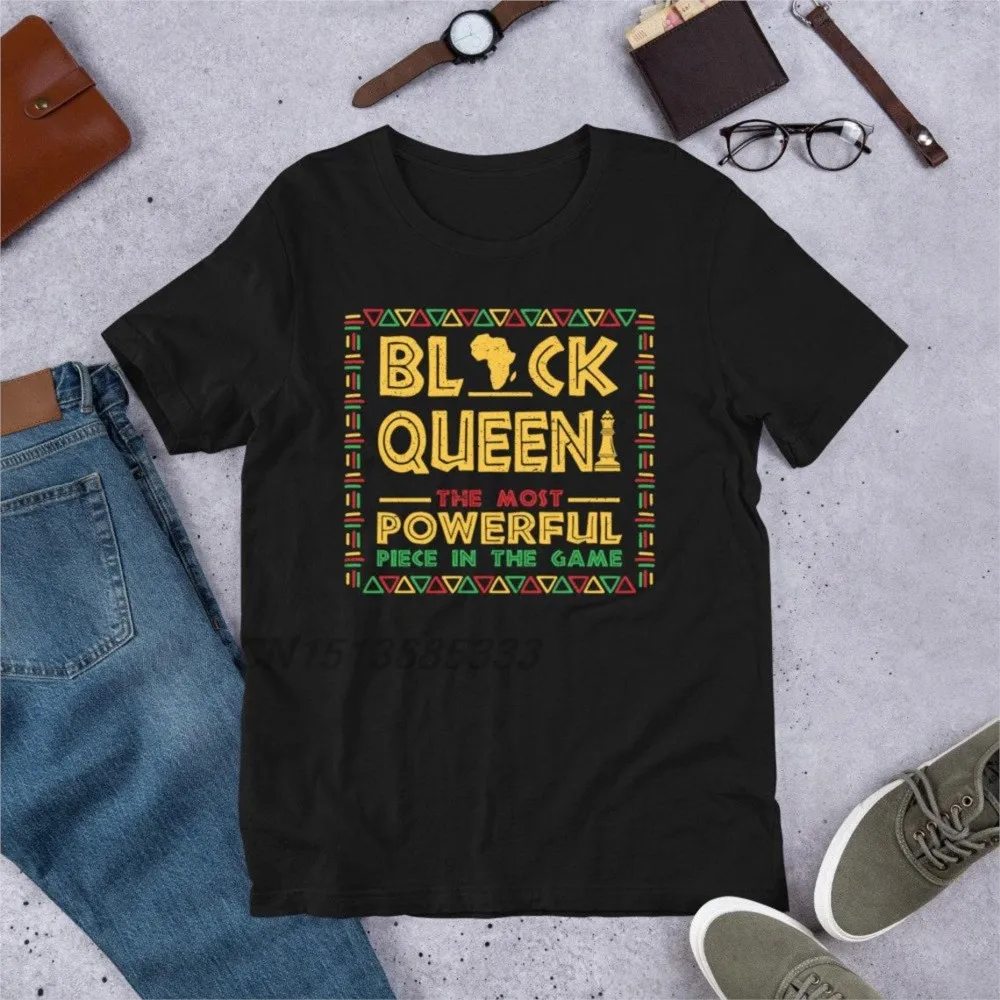 

Black Queen The Most Powerful Women Retro Cotton T-shirts The Camera Sutra Unisex Shirts for Photographers Oversized Clothing