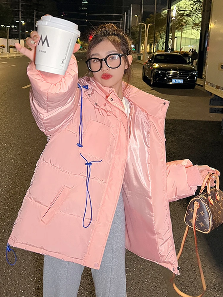 WYWMY Winter Jacket Women Parkas Cotton Coat Warm Short Parka Female Cotton Padded Jacket Casual Outwear Overcoat