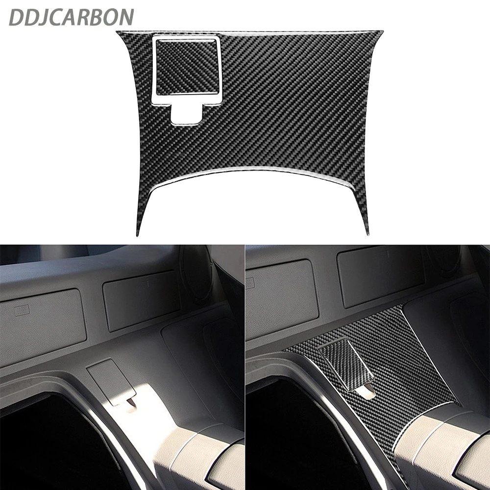 

Задняя Центральная панель консоли из углеродного волокна для Nissan 350Z 2003-2005 декоративная рамка аксессуары для модификации интерьера наклейка