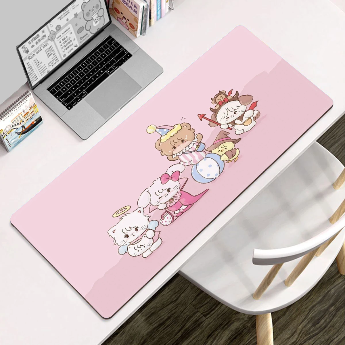

Mikko Cute Mouse Pad Xxl Office Accessories Desk Mat Computer Desks Pc Cabinet Games Mousepad Gamer Keyboard Gaming Mats Anime