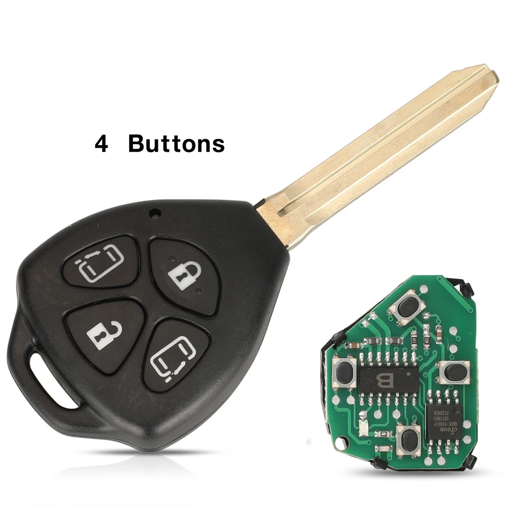 

Jingyuqin 4 кнопки 314,3 МГц 4D67 чип P/N:44010 дистанционное управление Автомобильный ключ для Toyota Alphard 2005 - 2009 запасные ключи Fob