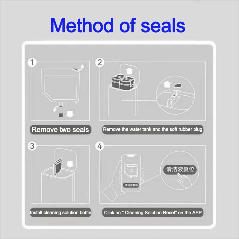 Оригинальные аксессуары для жидкости чистки пола 300 мл робота-пылесосов Xiao MI JIA Omni