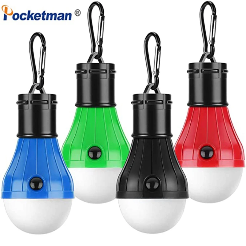 

New 3 LED Lamp Bulbs Outdoor Hanging Lights Camping Light Tent Light Mini Night Light Emergency Light