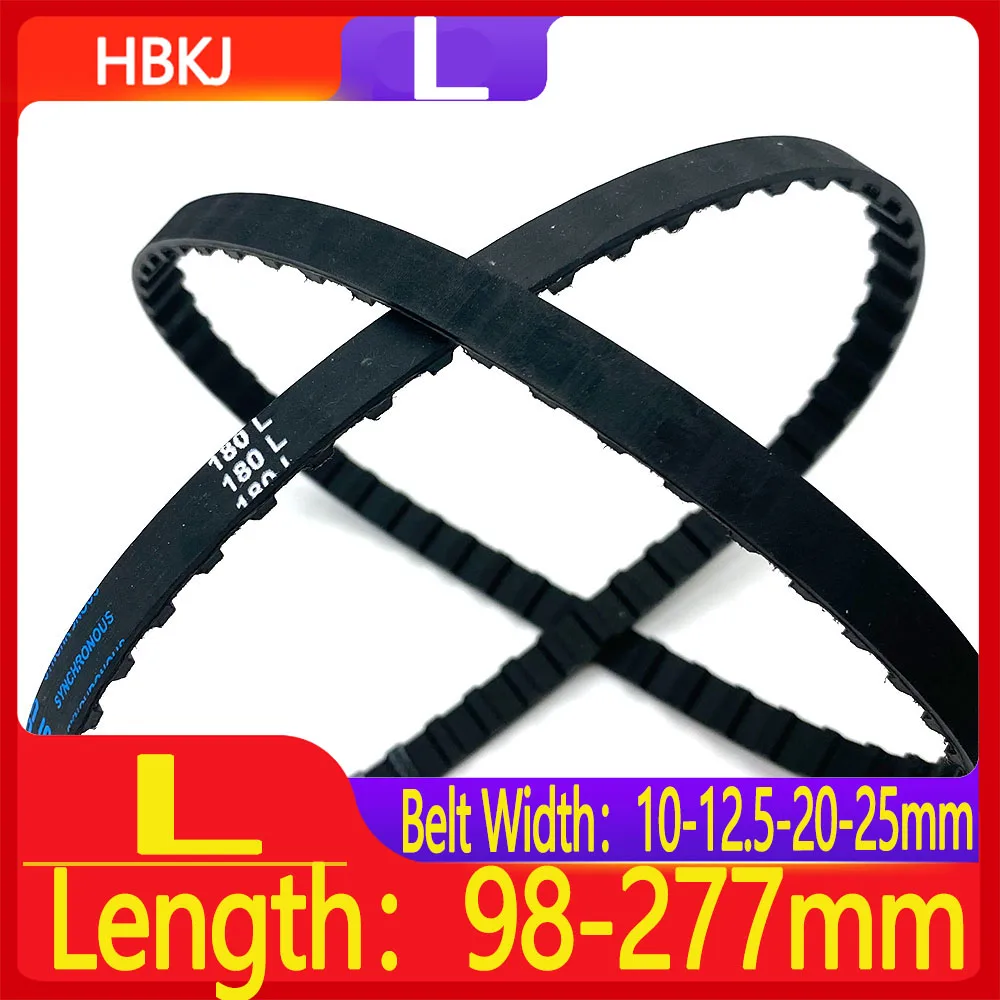 

L-Shaped Rubber Synchronous Belt With High-Quality Trapezoidal Belt Pitch: 9.525 Width 10-12.7-20-25mm Length 98-277mm
