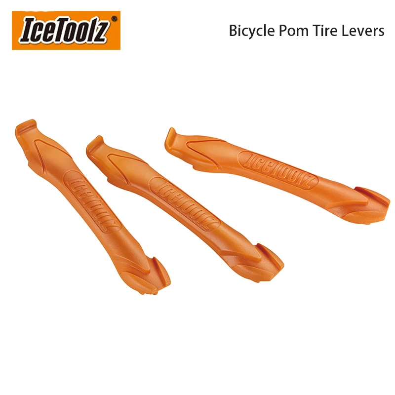 

IceToolz 64P3 Bicycle POM Tire Levers Set of 3pcs Bike V-Shape Tool Set Cycling Bicycle Tyre Repair Tools POM Tire Levers