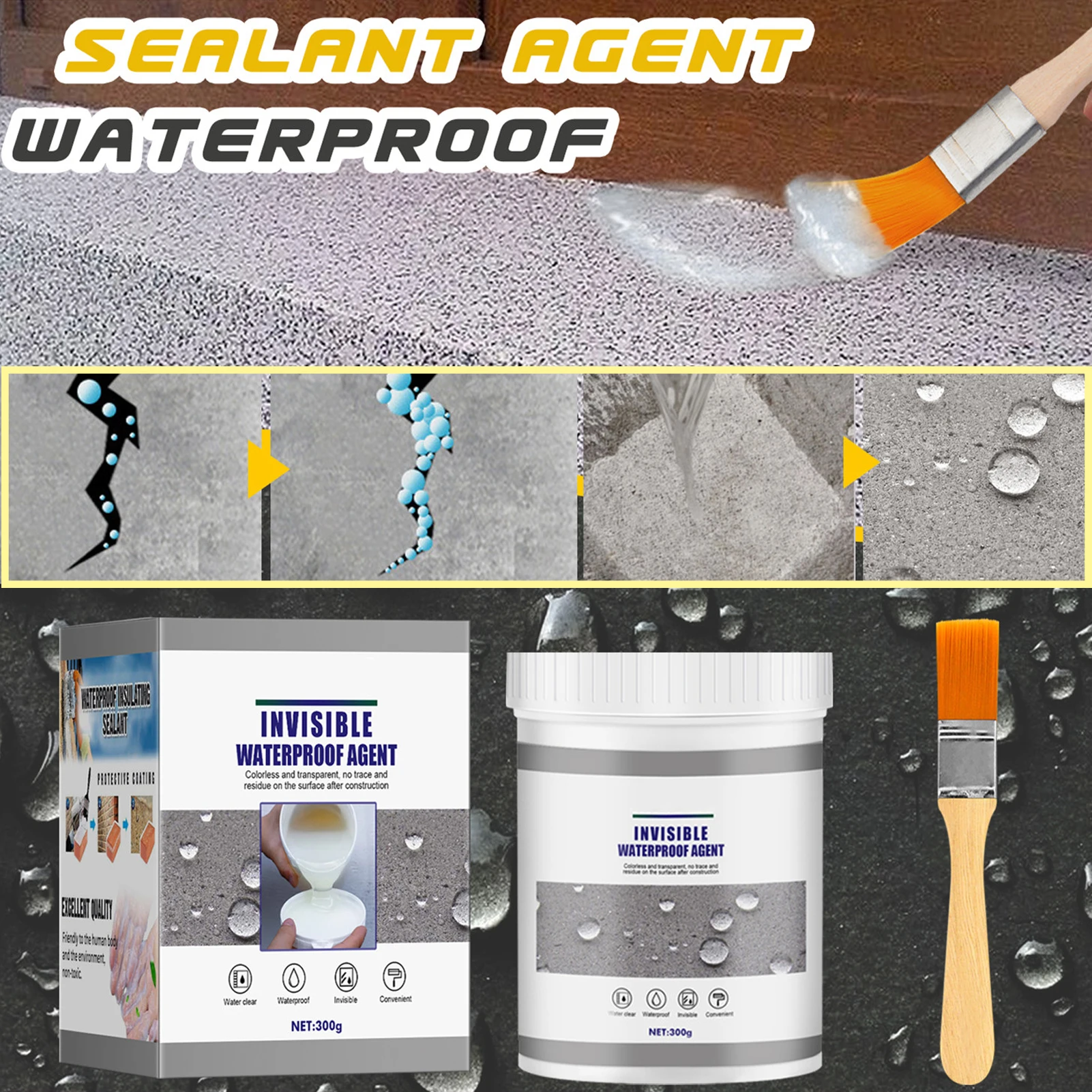 

Сверхпрочный герметик для крыши, 30/100 г