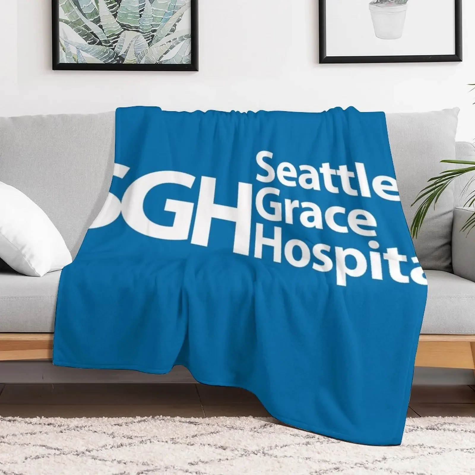 Одеяло Seattle Grace Hospital теплое термоплюшевое волосатое одеяло