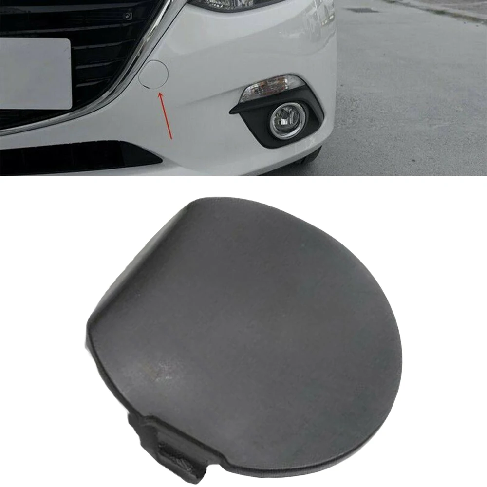 

High Quality Tow Hook Eye Cover Primed Front Bumper BKC3-50-A11F For Mazda 3 Axela 2014-2016 Car Accessories