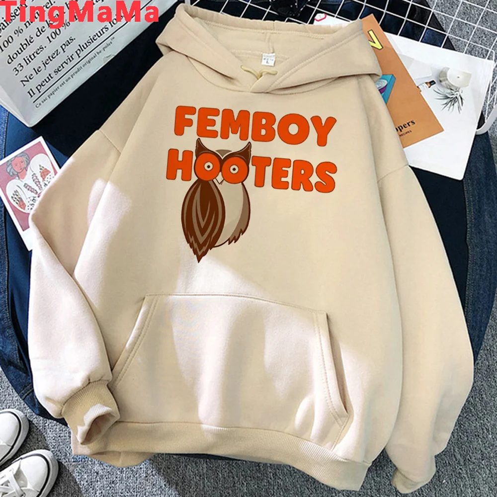

femboy hoodies women aesthetic long sleeve top sweater clothes women anime sweatshirts