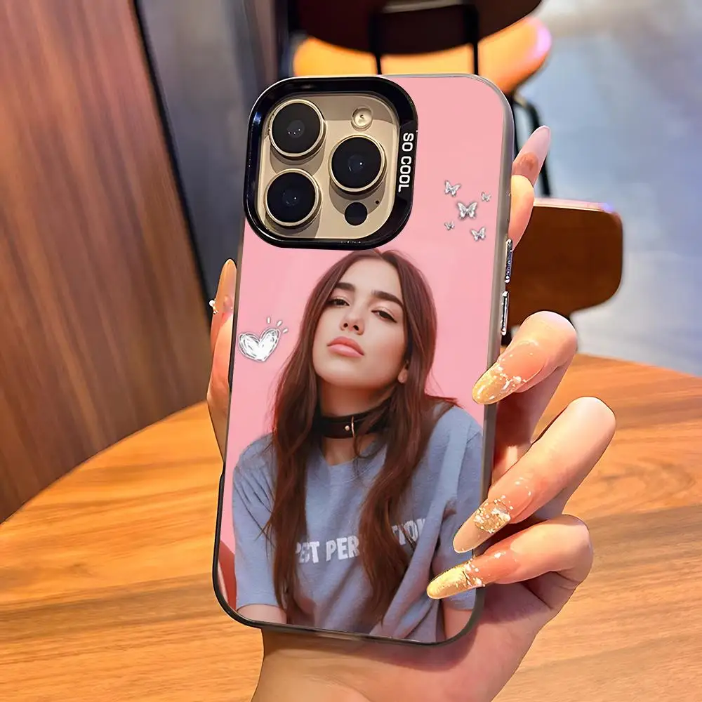 Фото Чехол для телефона Dua L-Lipas Singer для iPhone 17 Air 16 15 14 Plus 13 12 11 Pro 7 8 XS Max XR, серебристо-черный, с бампером №4