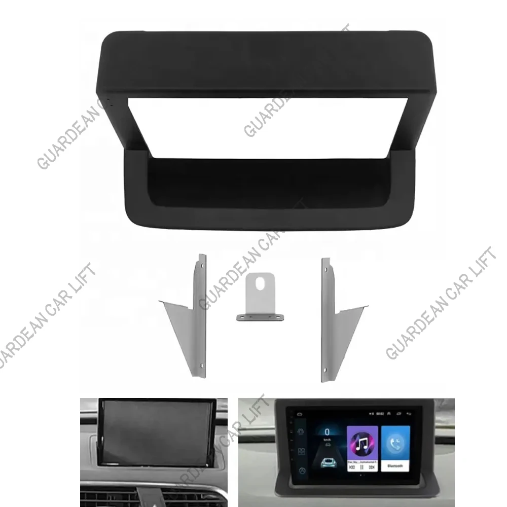 

Car Radio Fascia Android MP5 DVD GPS Player Kit Panel Casing Frame 2Din Stereo Dash Board Cover For 2013-2018 AUDI Q3 (9INCH)