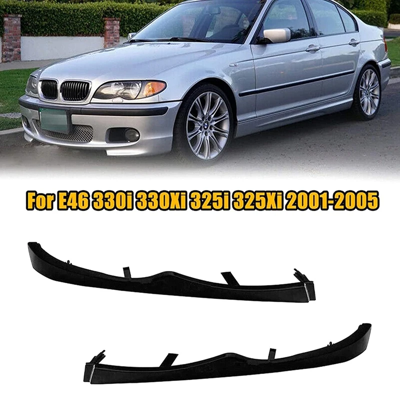 Для BMW E46 330I 330Xi 325I 325Xi 2001-2005 Автомобильная передняя подкладка на фару 51137043409 51137043410
