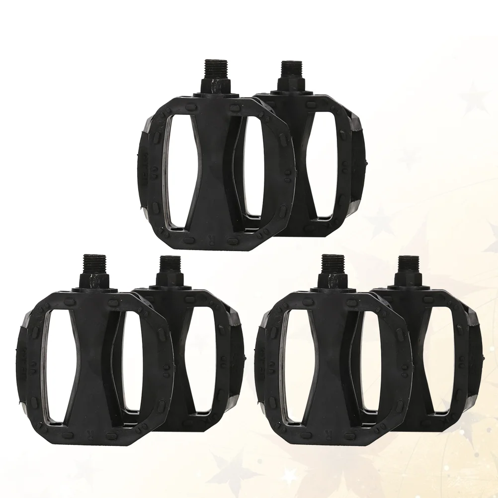 

3 Pair Kids Bike Pedal Anti-skid Plastic Bike Accessory for Folding Bike Children Bicycle