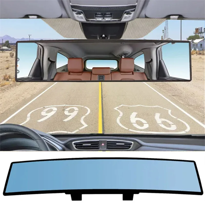 

Зеркало заднего вида Автомобильное универсальное с антибликовым покрытием и широким углом обзора