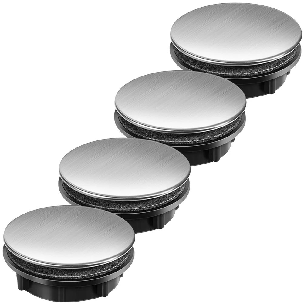 

4 Pcs Dish Basin Sink Hole Cover Stainless Steel Kraus Accessories Pp Kitchen Accessory