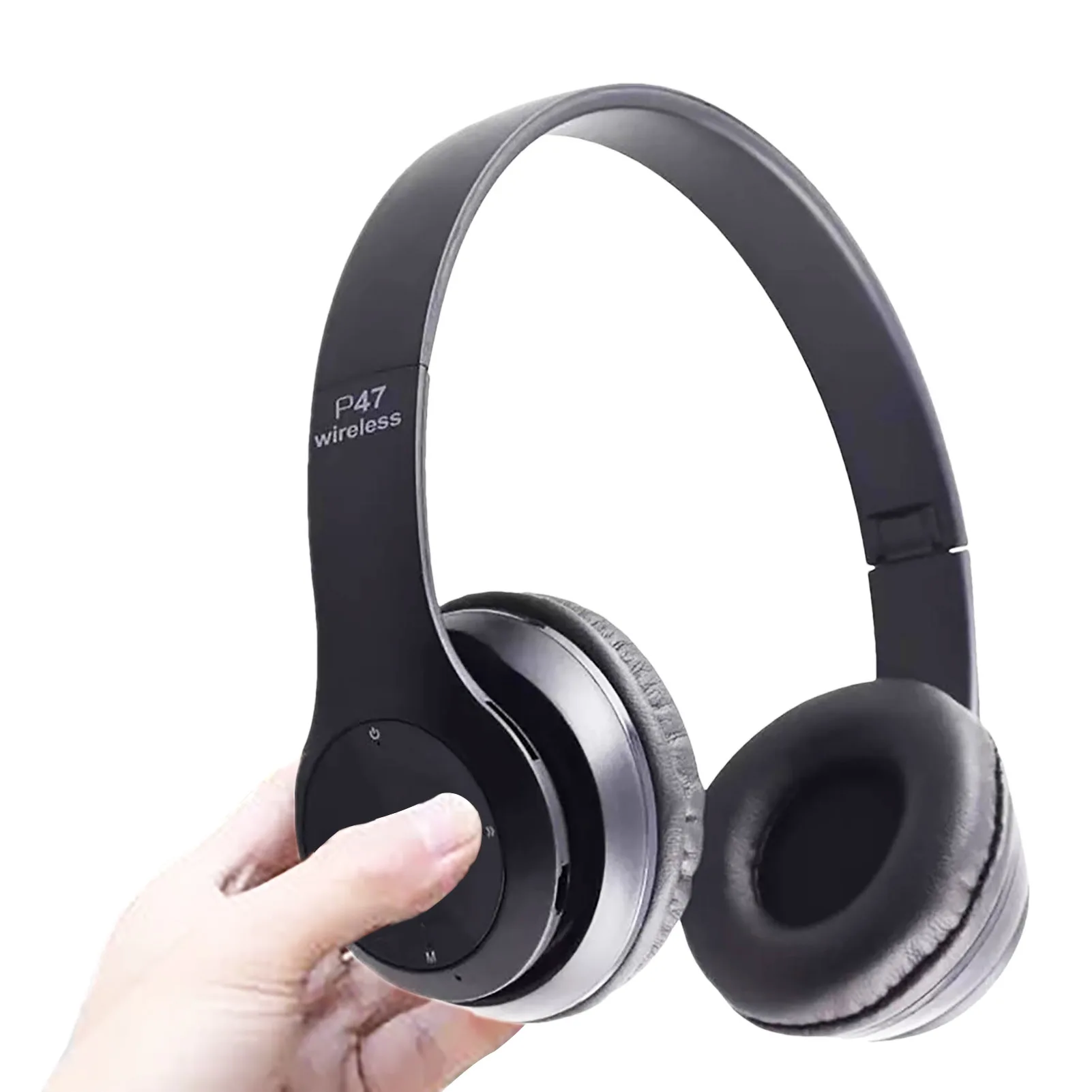 

Headphones Over-Ear Foldable Wireless Stereo Headset Immersive Stereo Wireless Headset No Delay For TV Watching