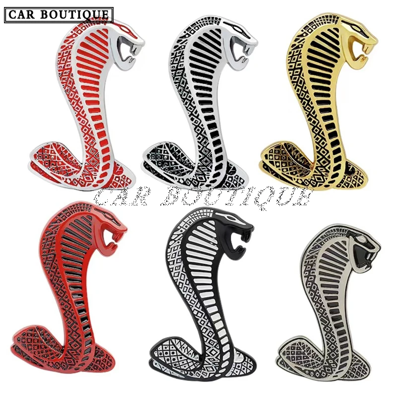 Наклейки для тела Mustang Cobra логотип автомобиля в сетке стандартная наклейка