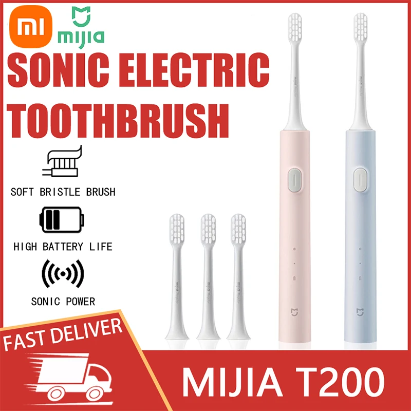

Электрическая зубная щетка Xiaomi Mijia T200 с зарядкой от USB