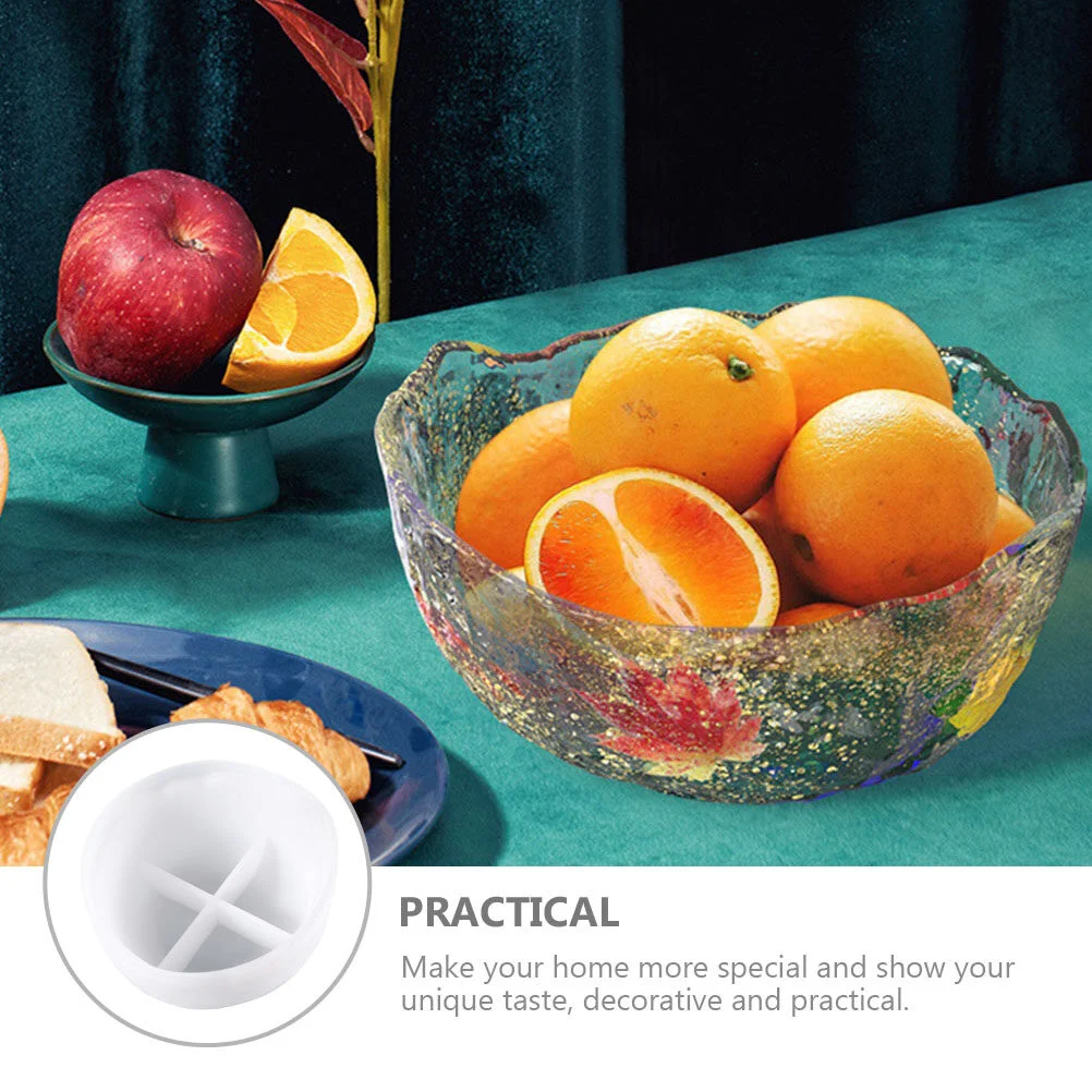 Jewelry DIY Epoxy Mold Home Bowl Tool Soap Tray Candy Storage Holder Silica Gel Making Silicone Molds