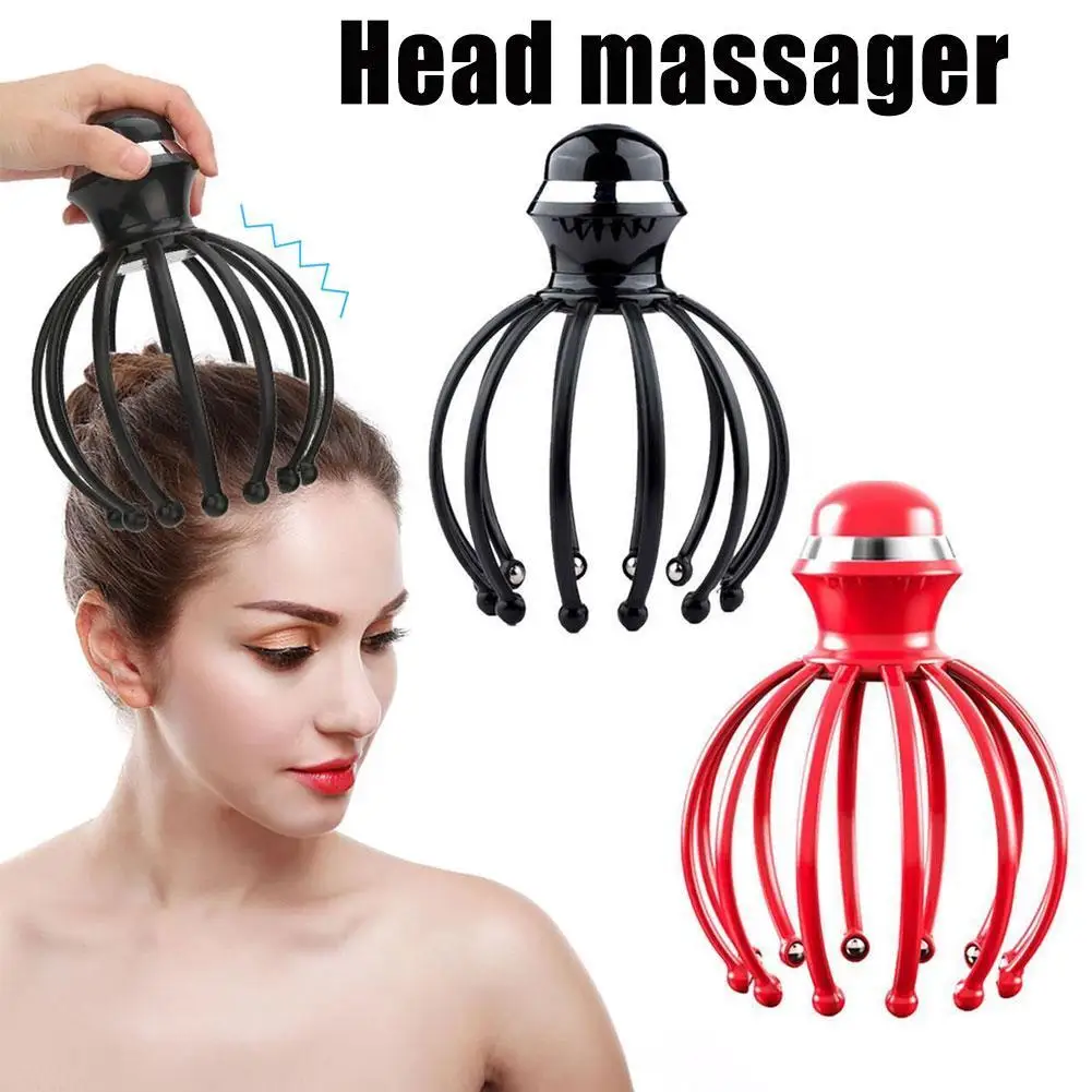 

Электрический массажер для головы, массажер для головы в виде осьминога, массажер для головы терапевтический, скребок для головы, стимуляция волос перезаряжаемый