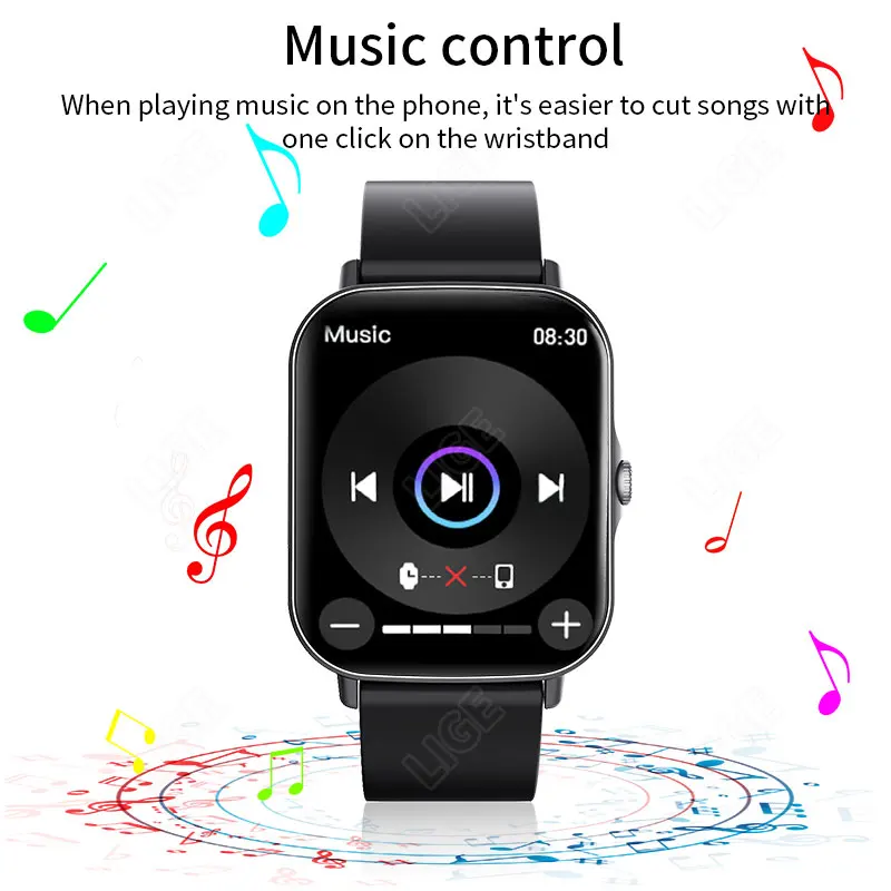 Смарт-часы LIGE 2022 для мужчин и женщин фитнес-трекер |