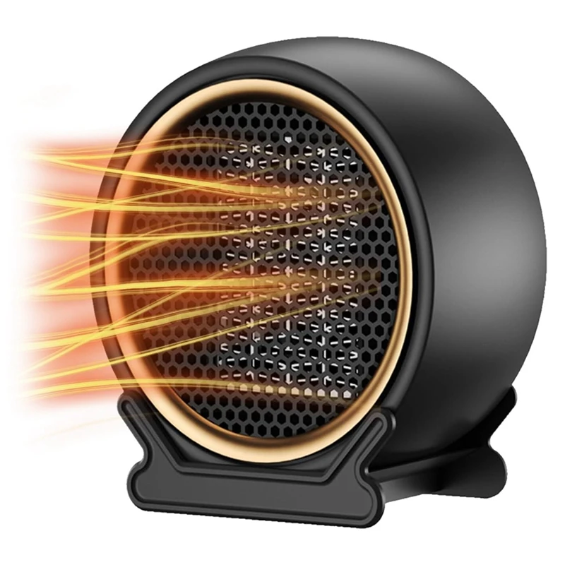 

Компактный нагреватель помещений, портативные нагреватели для использования в помещении, 2-скоростной, 800-1200 Вт, Энергоэффективный портативный нагреватель для офиса, штепсельная вилка европейского стандарта