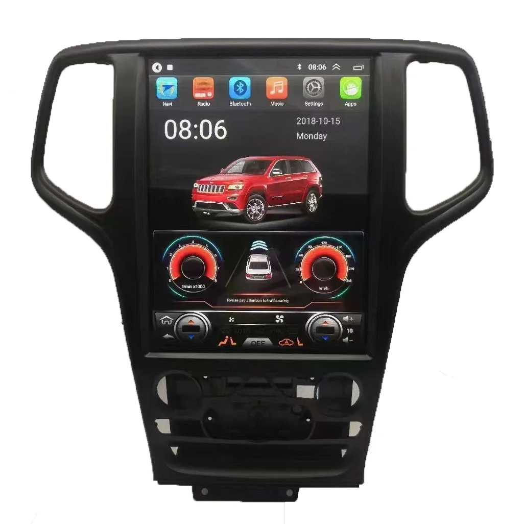 

12.1" style radio screen for Jeep Grand Cherokee 2014-2018, with steering wheel control Canbus, android car GPS navigation