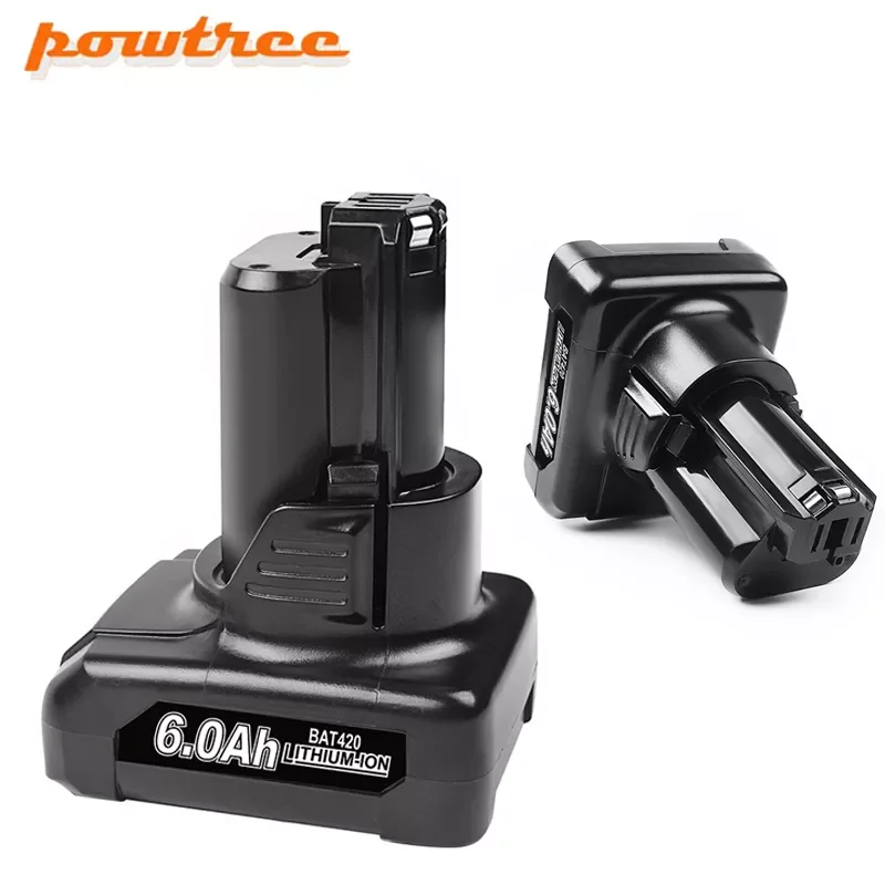 

Powtree 6000mAh Li-ion 12V Rechargeable Battery For Bosch 12 V Cordless Power Tool Battery BAT412A BAT413A D-70745GOP 2607336013