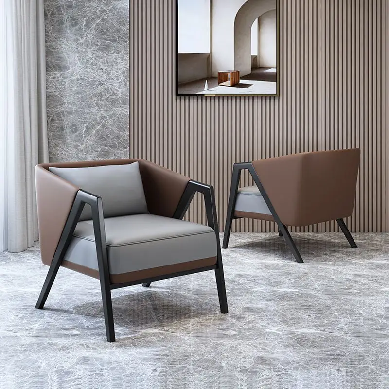 Роскошный одноместный диван-кресло для приема и конференц-зала — современное