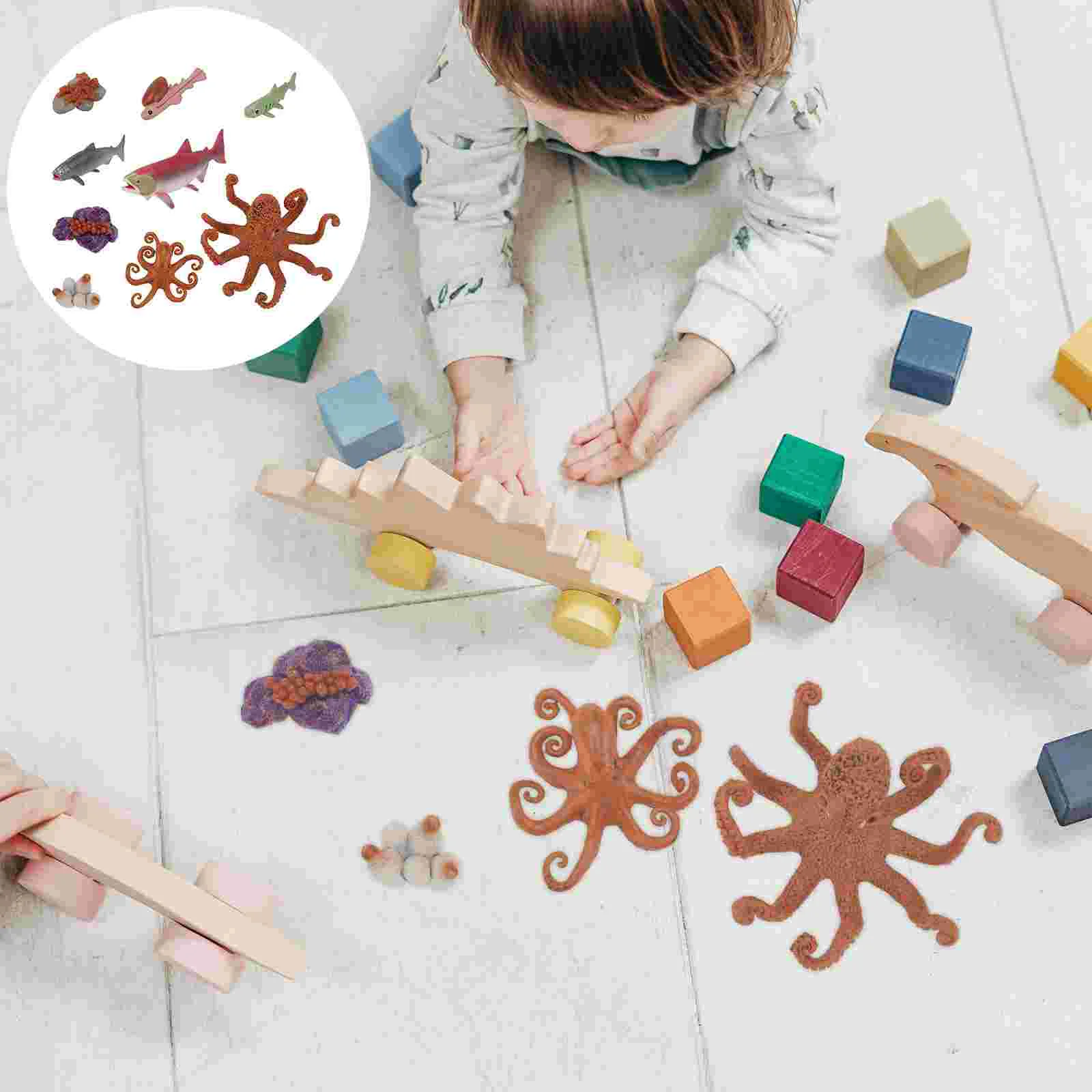 

2 Sets Educational Animal Model Education Plaything Animal Life Cycle for Children Kids