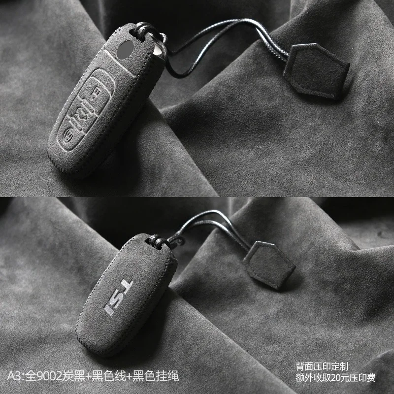 

High-end Alcantara Suede Key Chains Key Case for Volkswagen Tharu Tayron Lavida Plus Golf 8 Tiguanl Santana Car Accessories