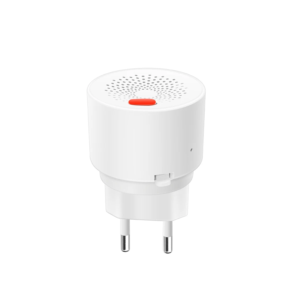

EU Plug WiFi Smart Tuya Detector Kitchen APP Control Leakage Sensor Sensitive Sensing Alarm System with LED Indicator