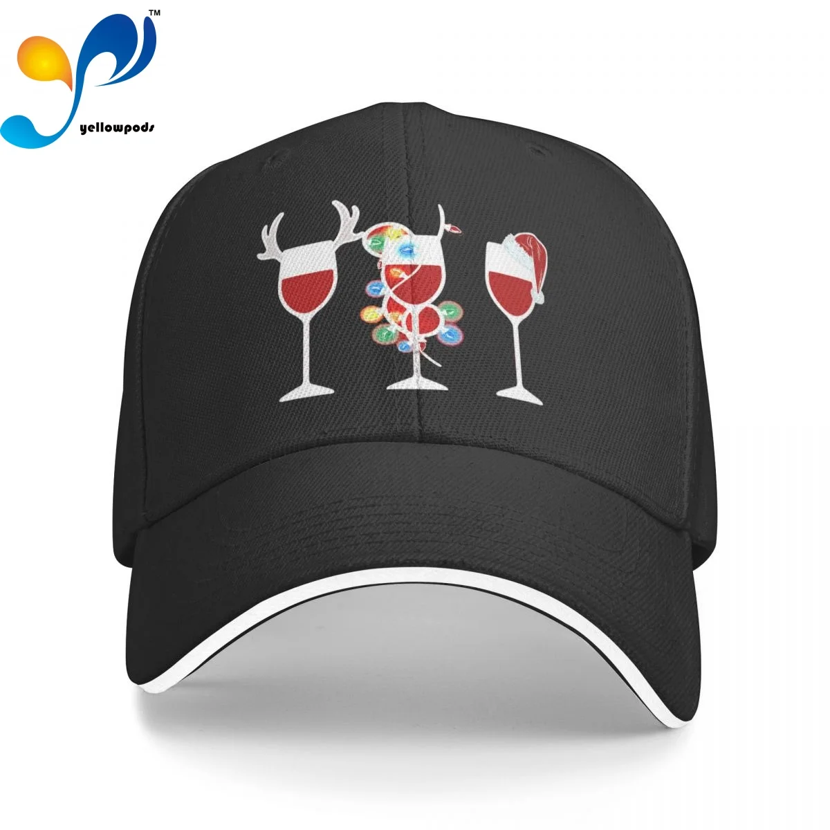 

Baseball Cap Men Deer Christmas Lights Santa Fashion Caps Hats for Logo Asquette Homme Dad Hat for Men Trucker Cap