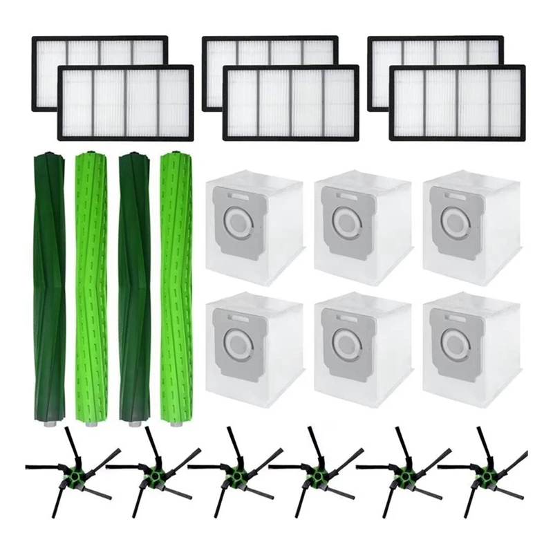 

Replacement Parts For Irobot Roomba S9 S9+ S9 Plus S Series Robot Vacuum Cleaner Multi-Surface Rubber Brushes