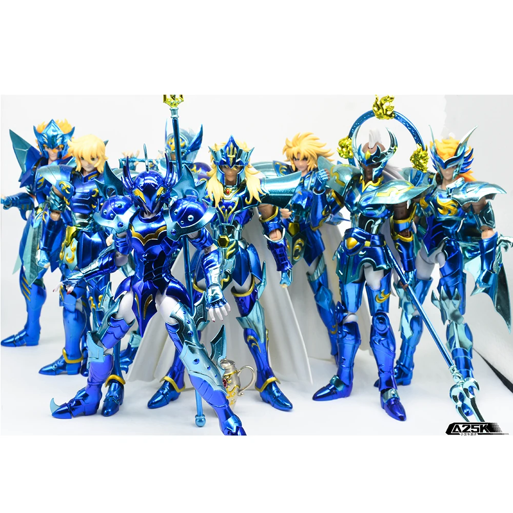

In Stock JModel Saint Seiya Cloth Myth Ex Blue Poseidon Sea Series Knights of the Zodiac PVC Metal Action Figure Collection Toys