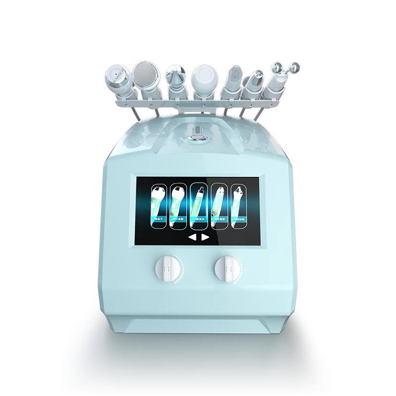 

8 in1 Hydro Facial Machine Hydrodermabrasion High Frequency Oxygen Jet Aqua Peeling Salon Use for Skin Rejuvenation Whitening